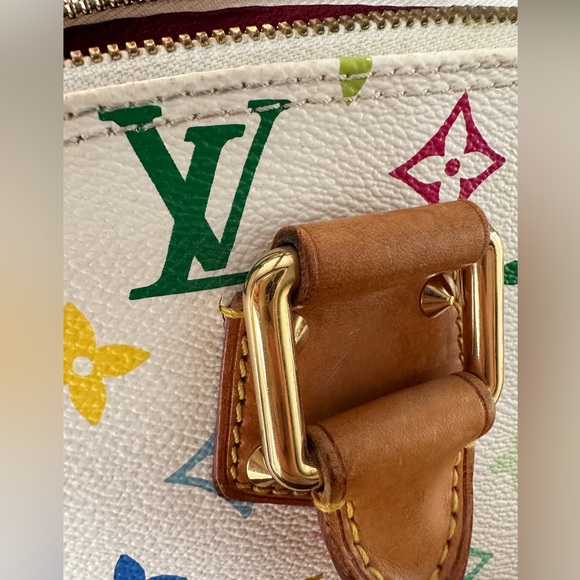 Louis Vuitton Takashi Murakami White Monogram Multicolore Alma - Picture 12 of 17